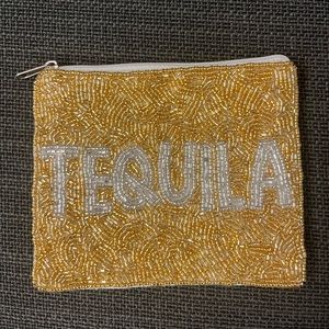 Beaded Tequila Mini Pouch